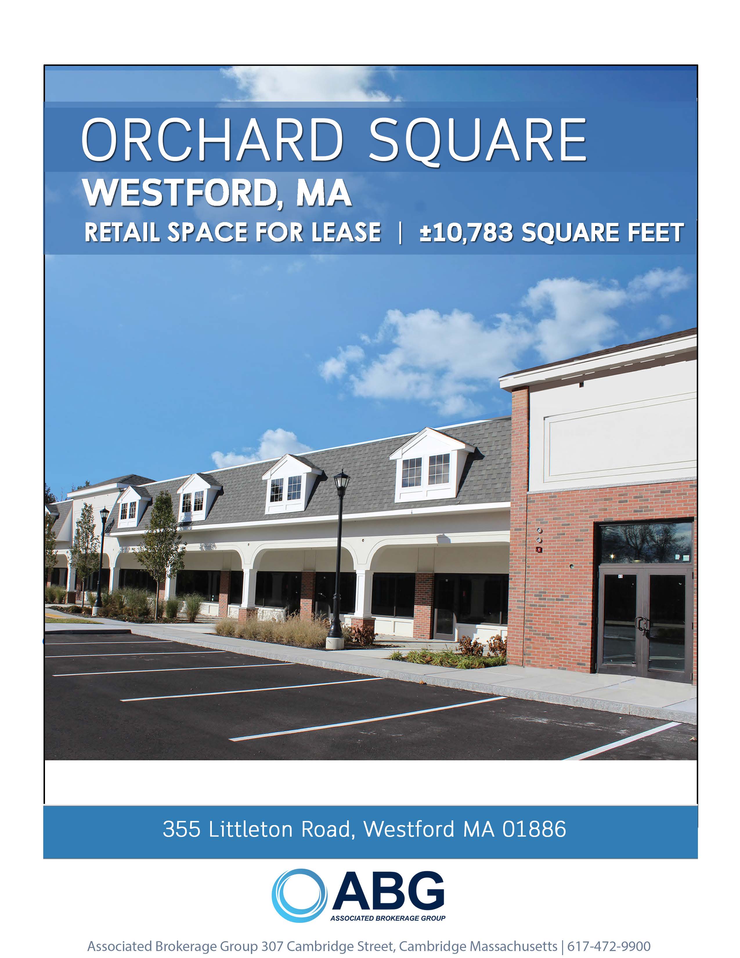 Orchard Square Retail Plaza Brochure Westford MA